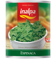Espinaca fresca en conserva Inalpa S.A.